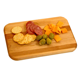 Tabla de cortar hecha a mano de madera de acacia para verduras y tabla de picar de madera de olivo para regalo de Navidad - Product Image 1