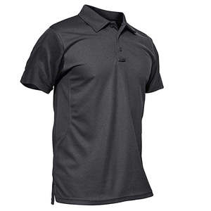 Camisetas Casuales Lisas de Alta Calidad al por Mayor, Camiseta Polo Bordada, Ropa con Logotipo Personalizado, Camiseta Polo Simple para Hombre - Product Image 4