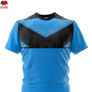 Tenues de rugby de haute qualité, design premium, séchage rapide, respirantes, 100% polyester, personnalisables, grandes tailles en vente, fabriquées au Pakistan - Product Image 2