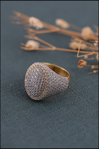 Bague de luxe Hip Hop en moissanite argentée plaquée rhodium, bijou diamant étincelant, fabrication haut de gamme, mode audacieuse, mariage - Product Image 3