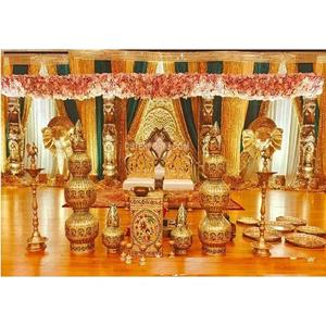 Mandap Abierto para Bodas Tamilas, Decoración Moderna y Portátil de Fibra de Vidrio para Ceremonias de Boda Marathi, ENGLAND - Product Image 1