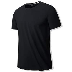 Camiseta deportiva de poliéster Spandex de alta calidad, Camisetas interiores transpirables de secado rápido, logotipo personalizado, camiseta de Fitness para gimnasio comprimido para hombres - Product Image 1