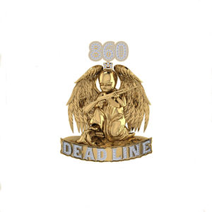 Premium 10K Or Moissanite Pendentif Charme E Couleur Ronde Brillant Coupe VVS2 Exquis Moderne De Luxe En Gros Hip Hop Bijoux - Product Image 3