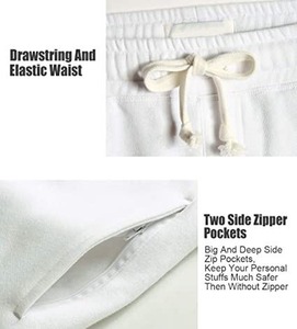 ขายส่งผ้าฝ้ายขนแกะฝรั่งเศสเทอร์รี่กางเกงขาสั้นผู้ชายโลโก้ที่กําหนดเองผู้ชายเหงื่อกางเกงขาสั้นย์กางเกงขาสั้นกีฬากลางแจ้งแบบสบายๆ - Product Image 3