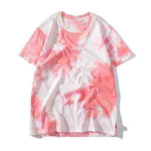 T-shirt pour homme en coton 100% de haute qualité, tricoté sur mesure, à épaules tombantes, décontracté, uni, à manches courtes - Product Image 2