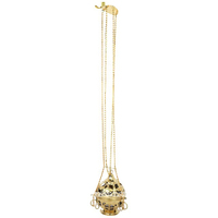 Nouveau design de chaîne de censer en laiton orné, couleur et taille personnalisables, encens indien, utilisation toute saison pour la maison, le bureau, les églises, les temples