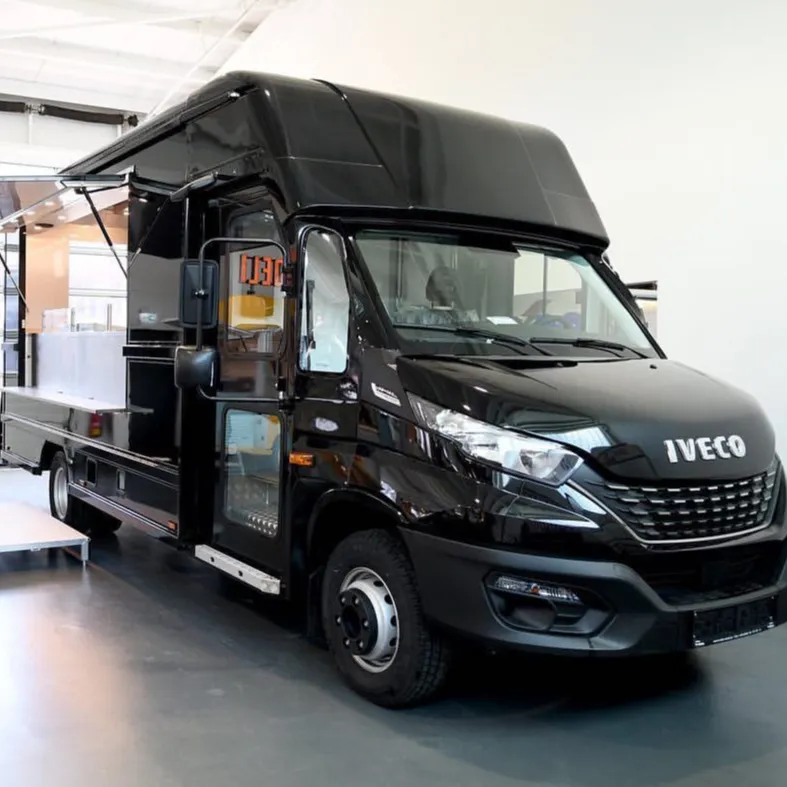 Camion de nourriture mobile de haute qualité prêt pour la livraison abordable 2022 nouveau design assez utilisé