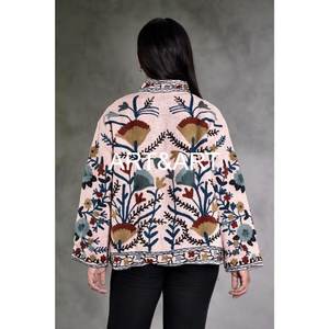 เสื้อแจ็คเก็ตฤดูหนาวแบบสั้นปักลายซูซานีสไตล์โบโฮ ดั๊ก ทีเอ็นที  ผ้าควิลท์  แห้งเร็ว เป็นมิตรกับสิ่งแวดล้อม ลายอาร์ไกล์ เสื้อโค้ทผู้หญิง - Product Image 2