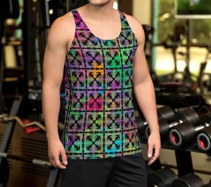 Camiseta Deportiva de Tirantes para Hombre, Diseño Personalizado al por Mayor, con Estampado de Rayas, para Fisicoculturismo, Fitness, Gimnasio, Verano 2025 - Product Image 1