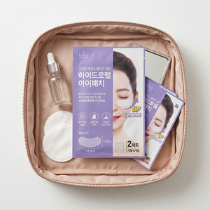Patchs Hydrogel LOLOSKINNY pour les Yeux, Complexe Multi-Hyaluronique à la Niacinamide et à l'Adénosine, Lot de 4, Cernes et Rides du Front - Product Image 1