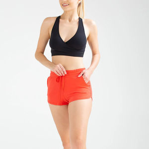 Pantalones Cortos Deportivos de Verano para Mujer, Último Modelo 2026, Estilo Casual para Correr, 100% Algodón, Color Sólido, Cintura Alta con Elásticos, en Oferta - Product Image 3