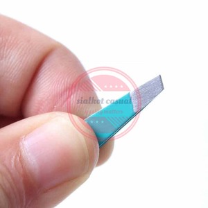 Pince à épiler professionnelle personnalisable pour extensions de cils, en acier inoxydable durable, longueur 10 mm, vente en gros - Product Image 6
