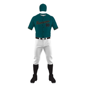Uniforme de baseball adulte le plus vendu pour les hommes léger confortable et raisonnable prix OEM d'uniformes de baseball - Product Image 2