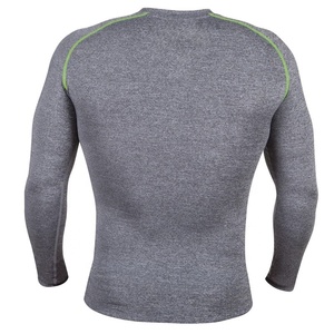 Ventes chaudes OEM Meilleur rashguard de compression à imprimé uni pour homme Manches longues Séchage rapide Spandex/Polyester Sports d'hiver Respirant - Product Image 2