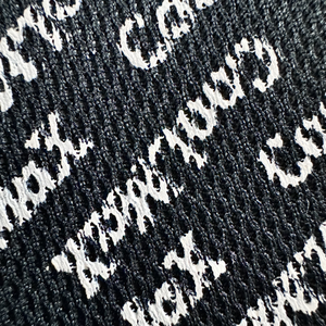 100% 涤纶提花针织PU衬里，适用于条纹图案的鞋子 - Product Image 1