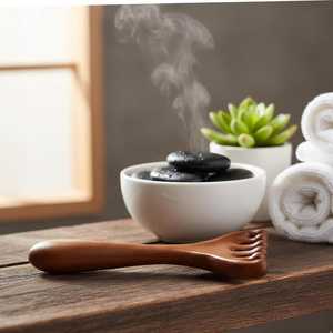 Natural Polished Durable Wooden Massage Comb Anti-Static <b>Hair</b> Detangling Wide Tooth <b>Scalp</b> <b>Massager</b> - Product Image 4