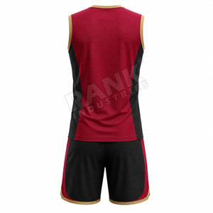 Uniforme de Voleibol Personalizado, Precio de Fábrica, en Stock, Poliéster Transpirable, Impresión Digital, Servicio OEM, Conjunto de Uniforme Deportivo - Product Image 2