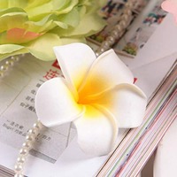 Busa palsu besar buatan Frangipani Champa pantai Hawaii bunga mengambang air pohon kuil bunga Plumeria untuk acara Dekorasi Rumah