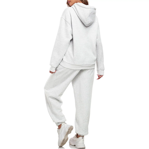 Tendencia 2025 personalizado de alta calidad para hombre, conjunto de Sudadera con capucha y pantalón de dos piezas de verano, ropa deportiva informal, chándal para correr para mujer - Product Image 6