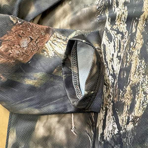 Chemise de performance à manches courtes, unie, légère, respirante, en polyester tricoté, pour la chasse, la pêche, l'entraînement en plein air, personnalisable - Product Image 3