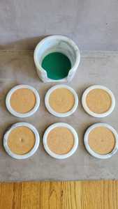 Juego de Posavasos de Mármol Blanco, Posavasos Vintage para Bebidas, Decoración de Mármol Atemporal - Product Image 6