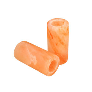 2pcs verres à sel rose de l'Himalaya sculptés à la main artisanat naturel pour améliorer la nourriture et la cuisine avec une saveur légère - Product Image 5