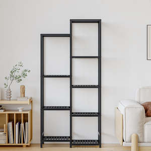 Jardinera de Hierro con Recubrimiento de Polvo, Diseño Cuadrado Moderno de Estilo Rústico, para Uso en Interiores y Exteriores - Product Image 2