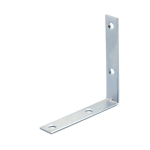 Placa de Acero Galvanizado Doblada 100 Unidades 4 Orificios de 100x100 mm - Product Image 1