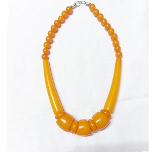 Collier en perles de résine toutes couleurs, bijoux volumineux et légers pour femmes, collier en perles acryliques de style bohème tendance - Product Image 2