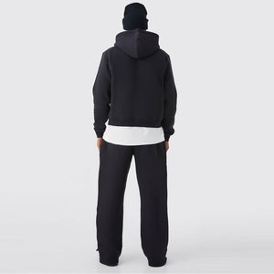 Meilleur design de survêtement grande taille pour hommes automne hiver tenue décontractée avec sérigraphie prix de gros - Product Image 2