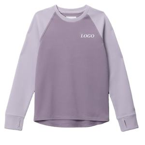 Pull à col rond avec logo personnalisé, prix avantageux, manches longues, pour les acheteurs en gros, sweat-shirt pour garçons, design bicolore, prix d'usine - Product Image 1
