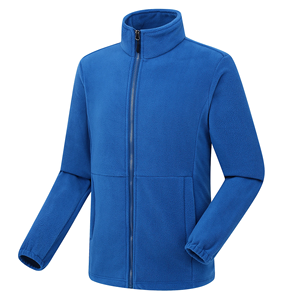 Chaqueta de forro polar micro para hombre recién llegada deportes de invierno al aire libre cálido a prueba de viento con puño elástico y cuello alto - Product Image 1