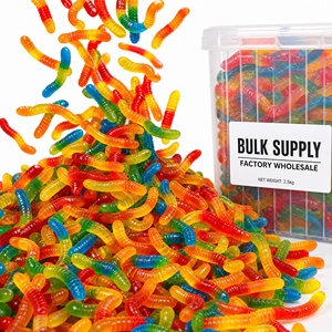 Vente en gros de bonbons gélifiés acidulés aux fruits, sans gélatine, halal, en vrac, fabricant OEM, fournisseur, usine, livraison directe - Product Image 5