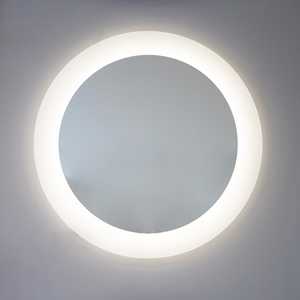 75cm <b>Round</b> LED <b>Mirror</b> with Backlit Sandblasting Modern <b>Bathroom</b> Accessory - Product Image 1