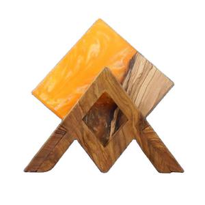 Posavasos para servir té Resina epoxi multifuncional y alfombrillas de té de madera Vajilla Hogar y cocina - Product Image 2