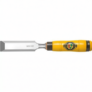 Ciseau de charpentier robuste B.32mm avec manche en hêtre et 2 pinces en acier, version cerisier, Ciseaux et poinçons - Product Image 3