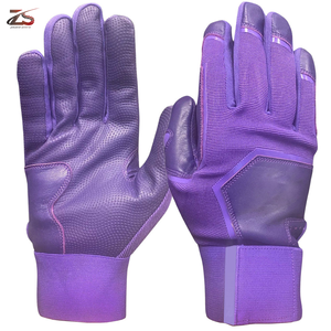 Guantes de bateo de béisbol al por mayor de Pakistán Cuero transpirable de alta calidad para hombres con logotipo personalizado de Pakistán - Product Image 1