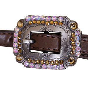 New Arrival Premium Topaz Crystals Headstall and Breast Collar Western Roping Horse Show <b>Tack</b> Custom Manufacturer Exporter - Product Image 4