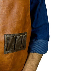 Delantal de Barbero Personalizable para Hombre y Mujer, Capa de Peluquería de Mezclilla Cómoda con Logotipo para Salón y Barbería - Product Image 2