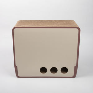 Mainan garuk kucing TV papan gores bergelombang, TV kualitas tinggi - Product Image 2