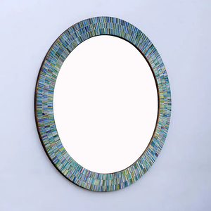 กระจกโมเสกฝังกระดูกและทรงกรวยไม้มีให้เลือกทุกขนาดและสไตล์สำหรับตกแต่งผนังกระจกติดผนัง - Product Image 5