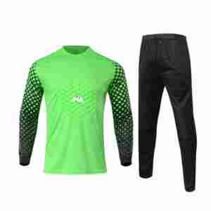 Vêtements de football personnalisés, maillot à manches longues, uniforme de gardien de but, ensemble d'uniformes de gardien de but de football - Product Image 3