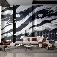 Grande dalle de marbre blanc Panda populaire pour la cuisine, l'hôtel, la villa, le sol intérieur, les murs, les escaliers, carreaux de haute qualité, poli, écologique