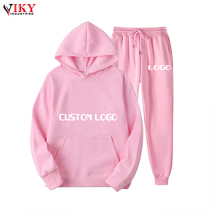 Chándal con logotipo personalizado para hombre y mujer, ropa de invierno de marca privada, conjunto de chándal con bordado personalizado de Viky Industries - Product Image 6