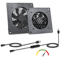 Moteur de ventilateur axial de conception professionnelle ventilateur d'armoire USB 120mm avec panneau 5V/12V DC 10 vitesses contrôle serveur armoire maison ventilateur de refroidissement