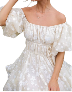 มินิเดรสสีขาวอินเทรนด์สำหรับผู้หญิงชุดปาร์ตี้คลับแฟชั่นคอลเลกชันดีไซเนอร์มีจำหน่ายในราคาขายส่งจากอินเดีย - Product Image 3