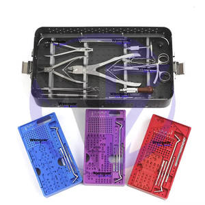 Mini Placa Ortopédica de Fragmentos y Sistema de Tornillos, Juego de Instrumentos de Placa de Bloqueo Quirúrgico, Material de Acero Inoxidable, Logotipo Personalizado - Product Image 1