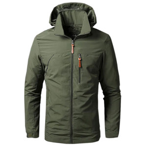 High Quality Winter Waterproof Breathable Windproof Outdoor Men's <b>Windbreaker</b> Jacket with Stand Collar Custom Fit - Product Image 1