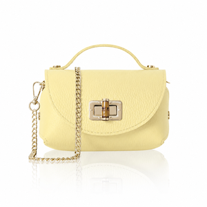 Mini bolso chic con asa superior – Bandolera de cuero italiana hecha a mano-PS643A - Product Image 4