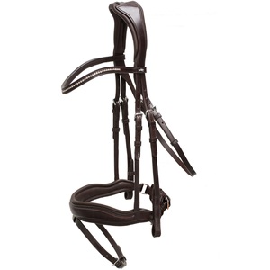 Brida de caballo de cuero genuino de diseño personalizado de alta calidad occidental y cabestro venta saludable por fabricantes - Product Image 1